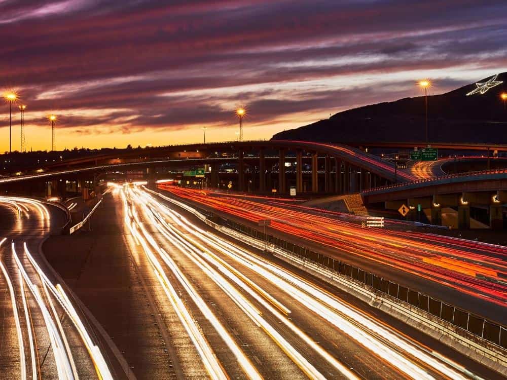 El Paso Highway Timelapse Texas