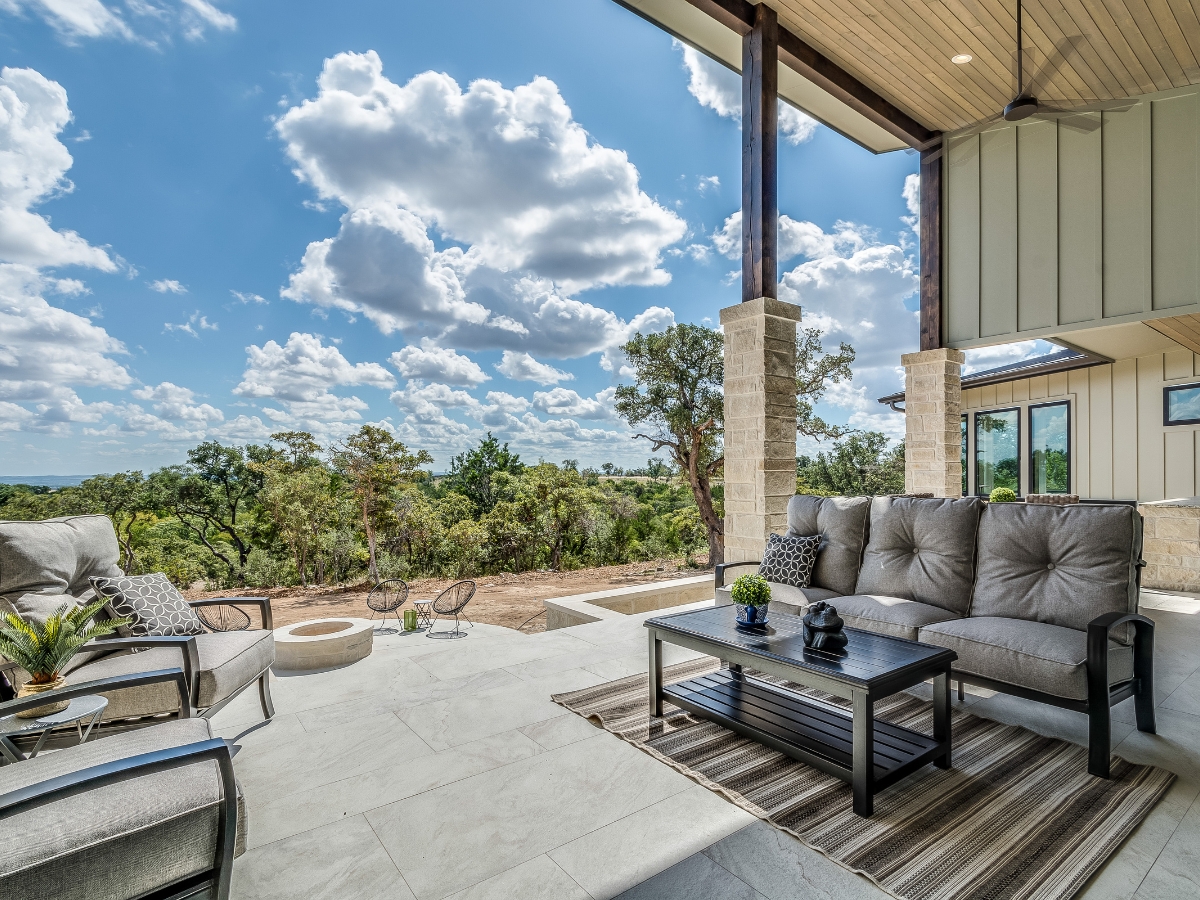 High covering over back patio in Texas home - Texas News, Places, Food, Recreation, and Life.