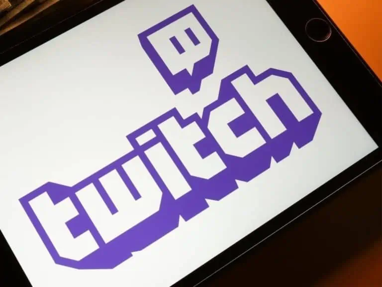 iPad showing Streaming Service Twitch Logo - Texas View
