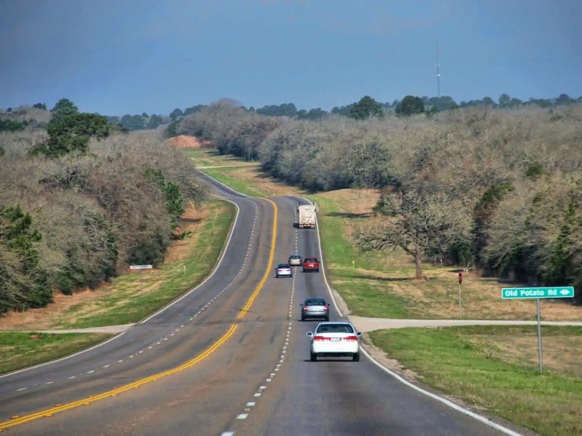290 Highway in - Texas View
