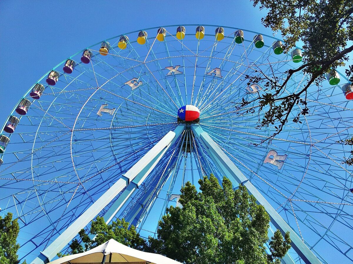 Texas State Fair Ferris Wheel - Texas View