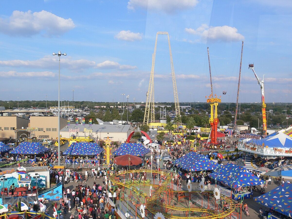 Texas State Fair rides - Texas View