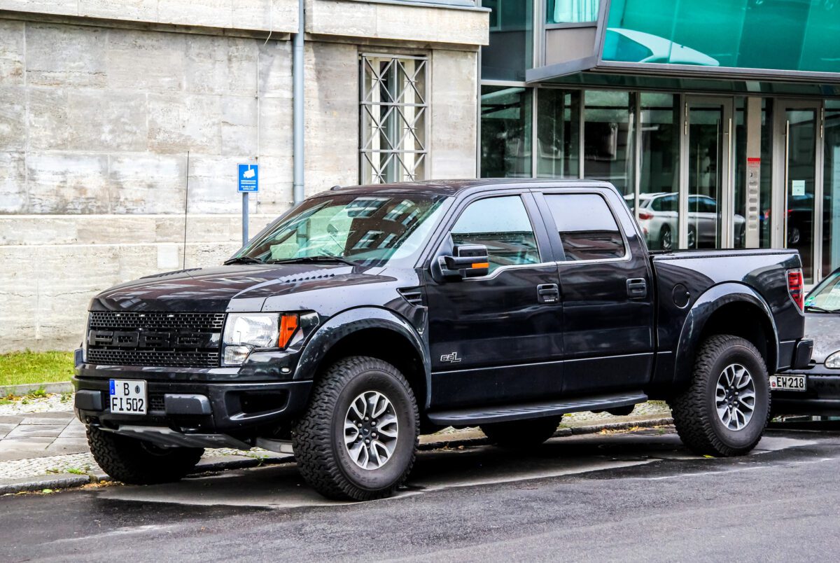 Ford F 150 Raptor at the city street - Texas View
