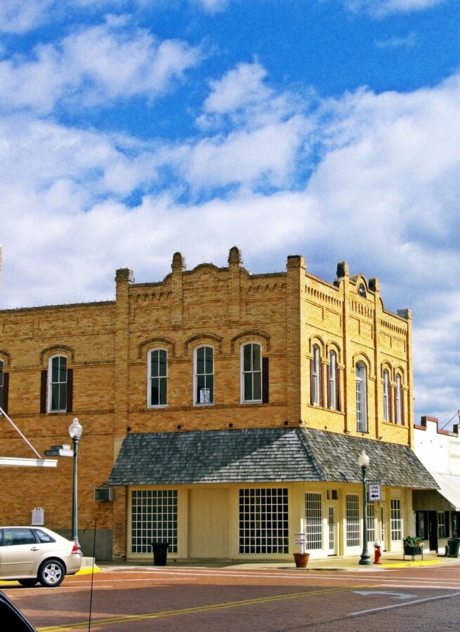 An old buildingin downtown Nacogdoches Texas. - Texas View