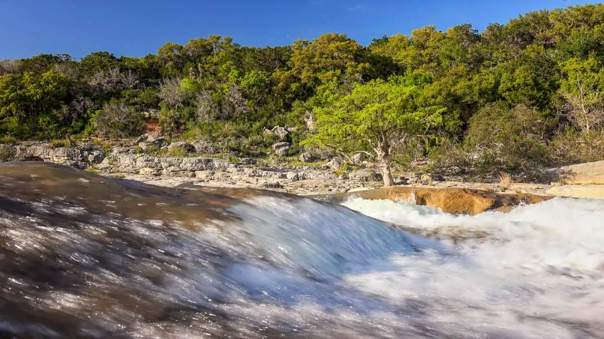 Pedernales Falls State Park and River in Texas Hill Country. - Texas View