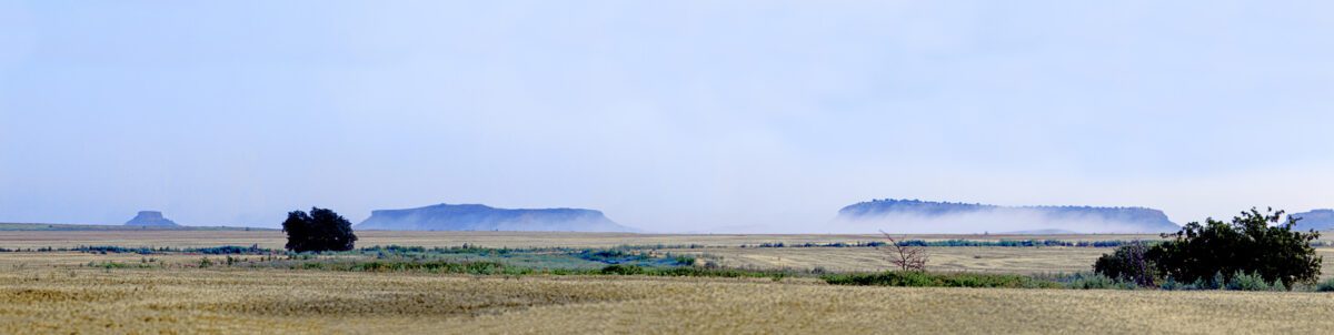 Antelope Hills Landmark and old battleground - Texas View