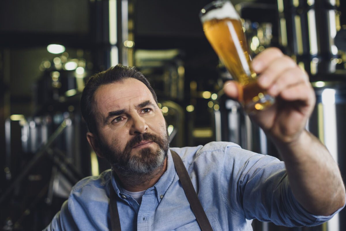 Brewery Worker With Glass Of Beer - Texas News, Places, Food, Recreation, And Life.