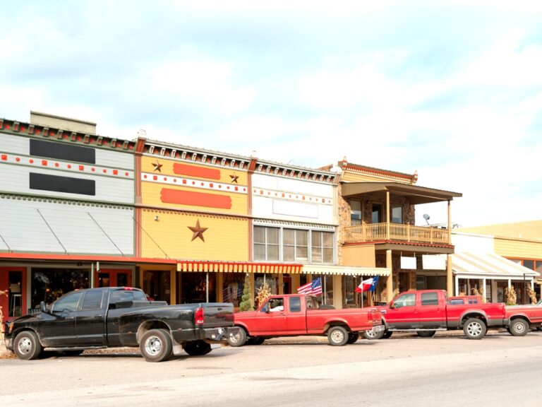 Fort Mason Texas Trucks and Stores. - Texas View