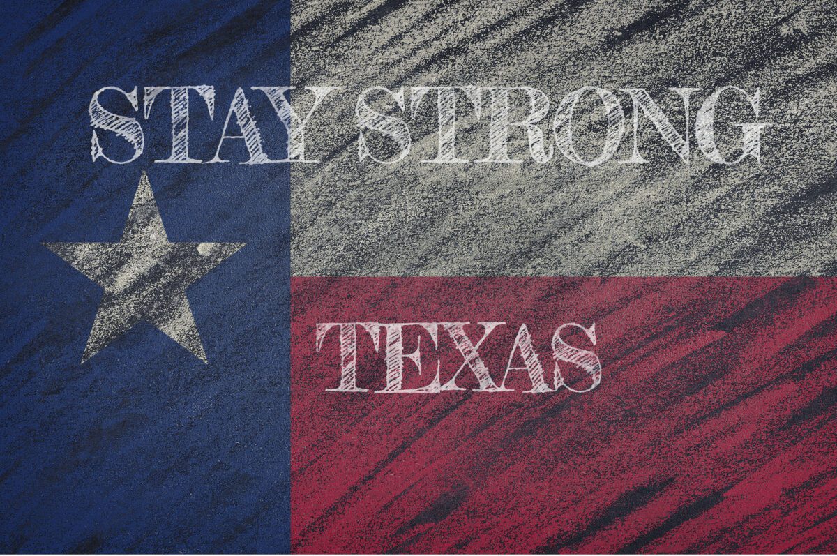 Stay Strong Texas Flag - Texas View