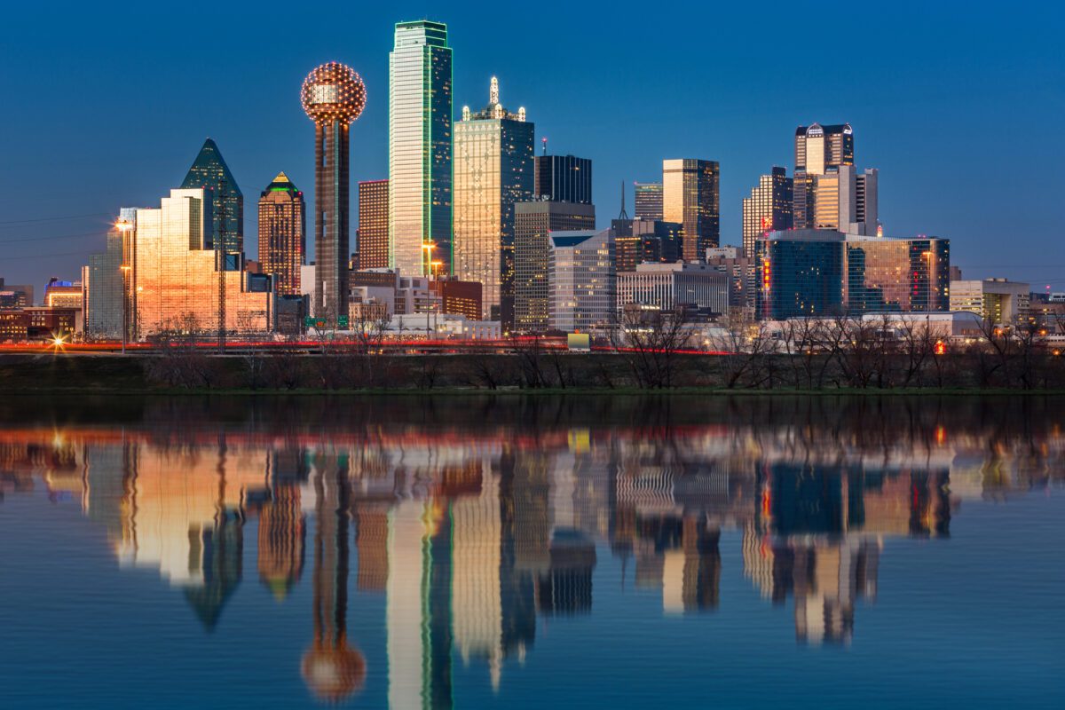 Dallas skyline - Texas View