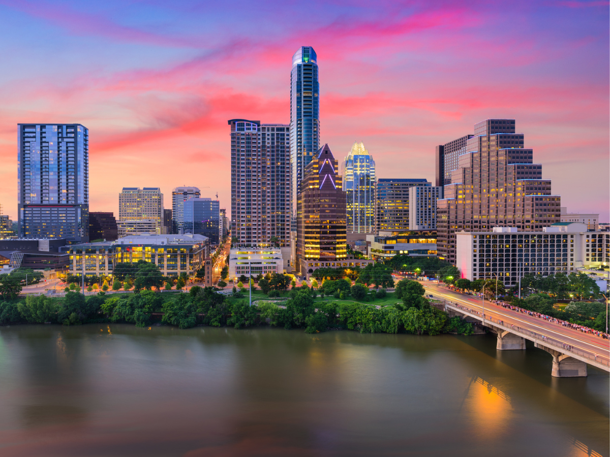 Austin Texas Skyline - Texas View