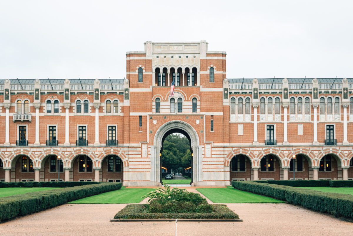 Lovett Hall at Rice University in Houston Texas - Texas View