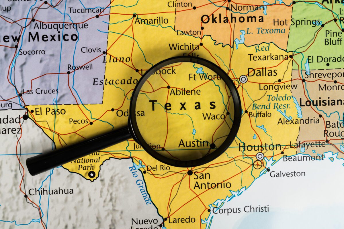 US Atlas closeup photo - Texas View