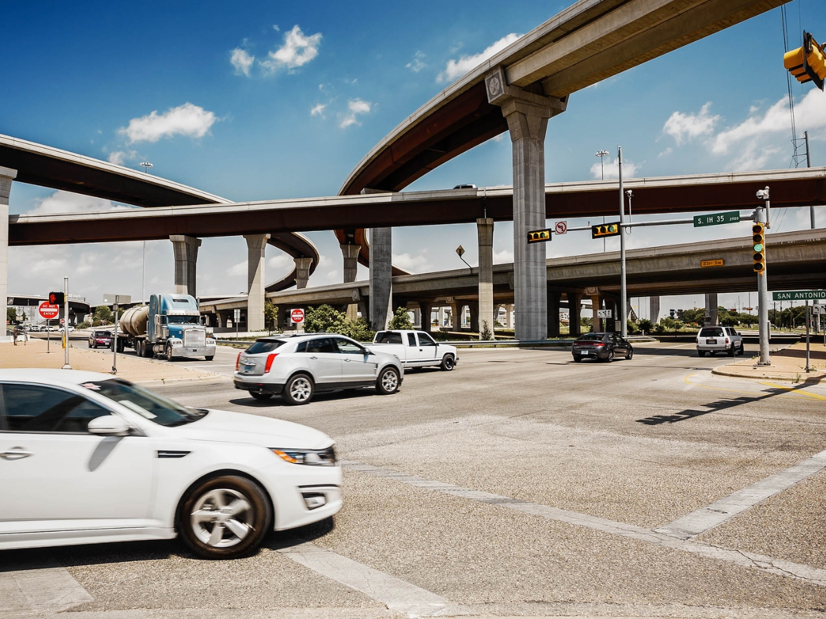 Austin Texas city traffic freeway - Texas View
