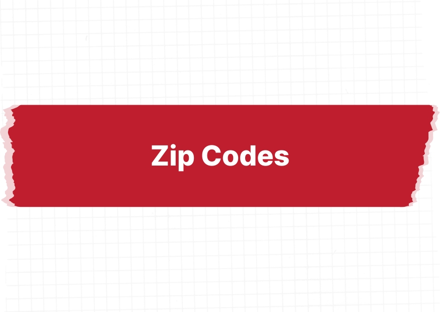 Zip Codes - Texas View