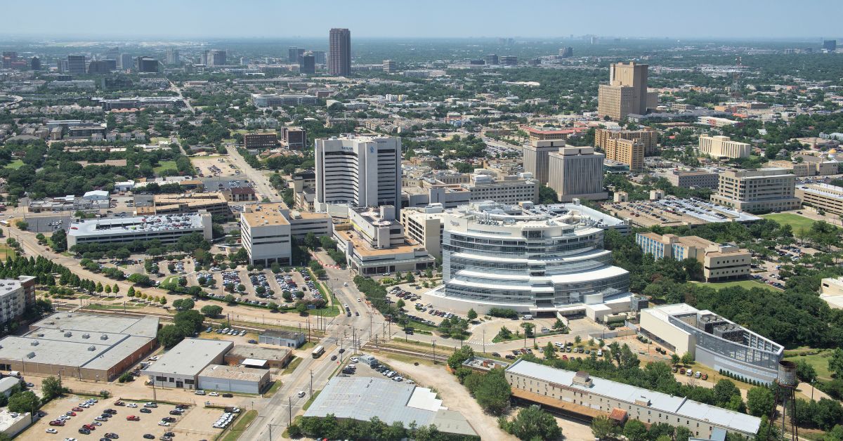 Baylor Hospital Complex Dallas - Texas View