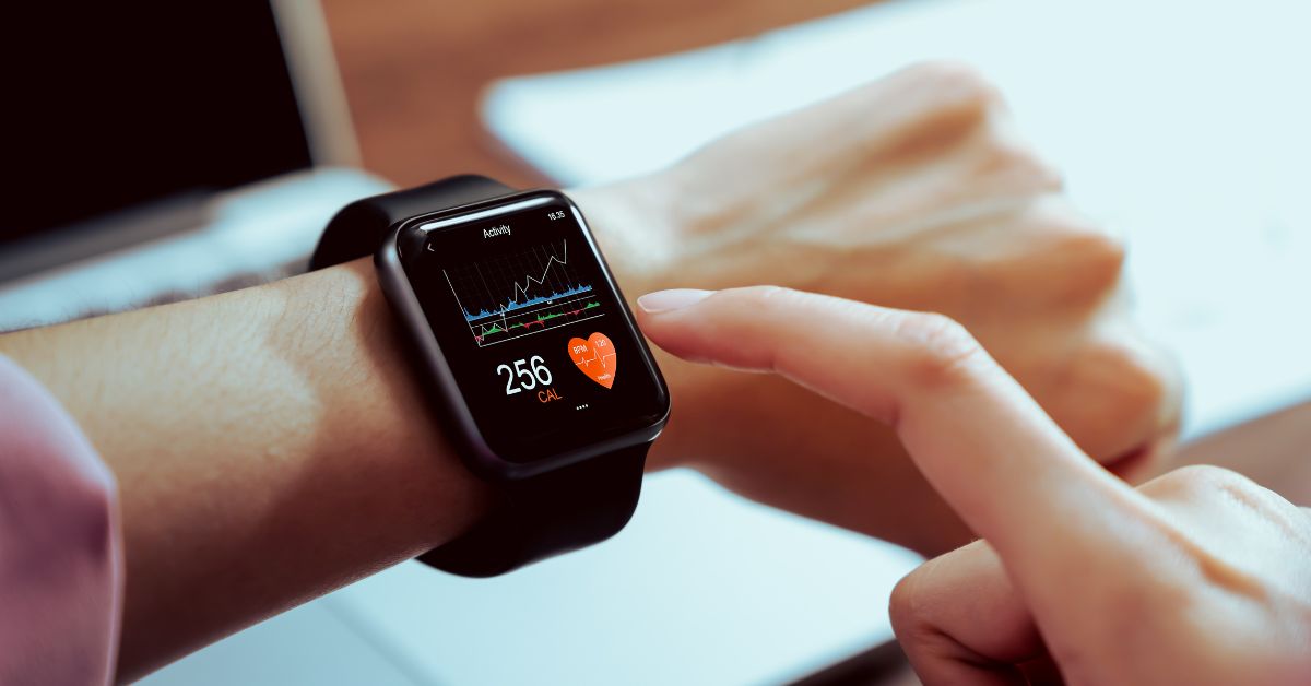 Person Monitoring Their Health Data on a Smartwatch - Texas View