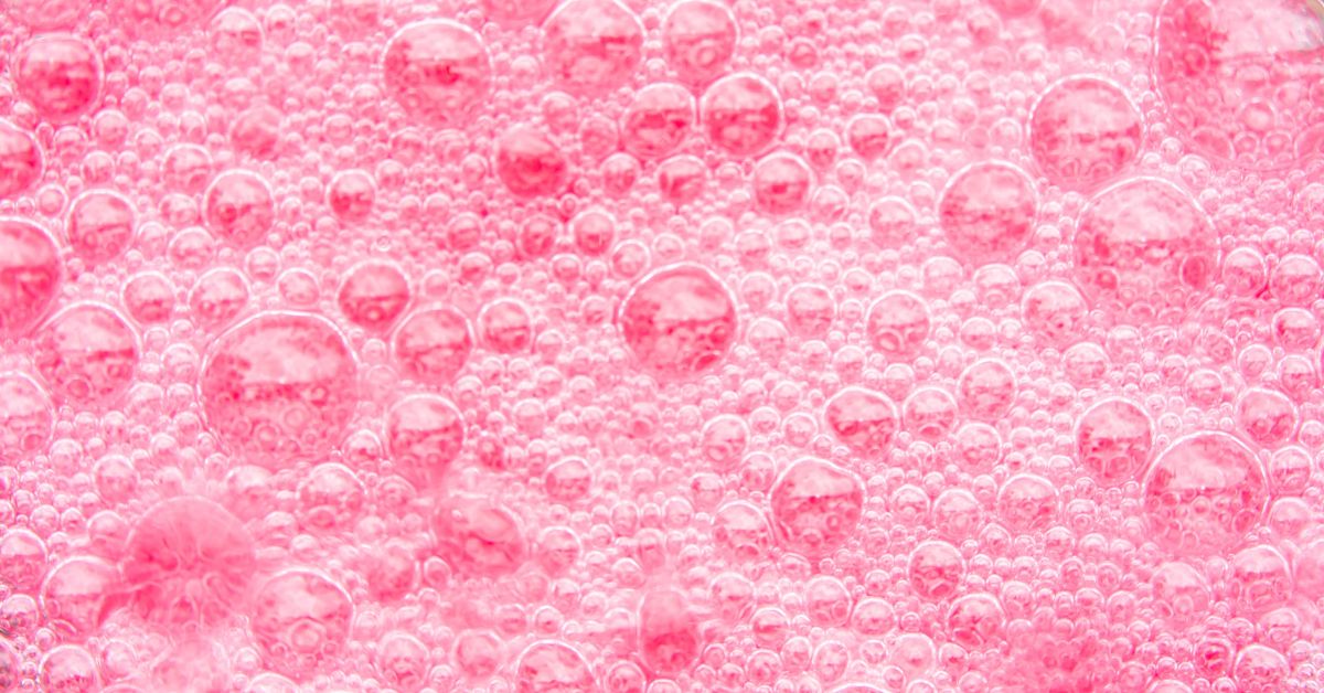 Red soda bubbles - Texas View