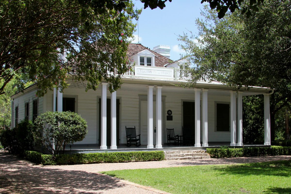 The French Legation built in 1840 41 - Texas View