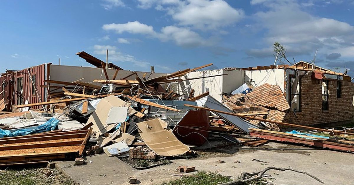 Tornado damage - Texas View