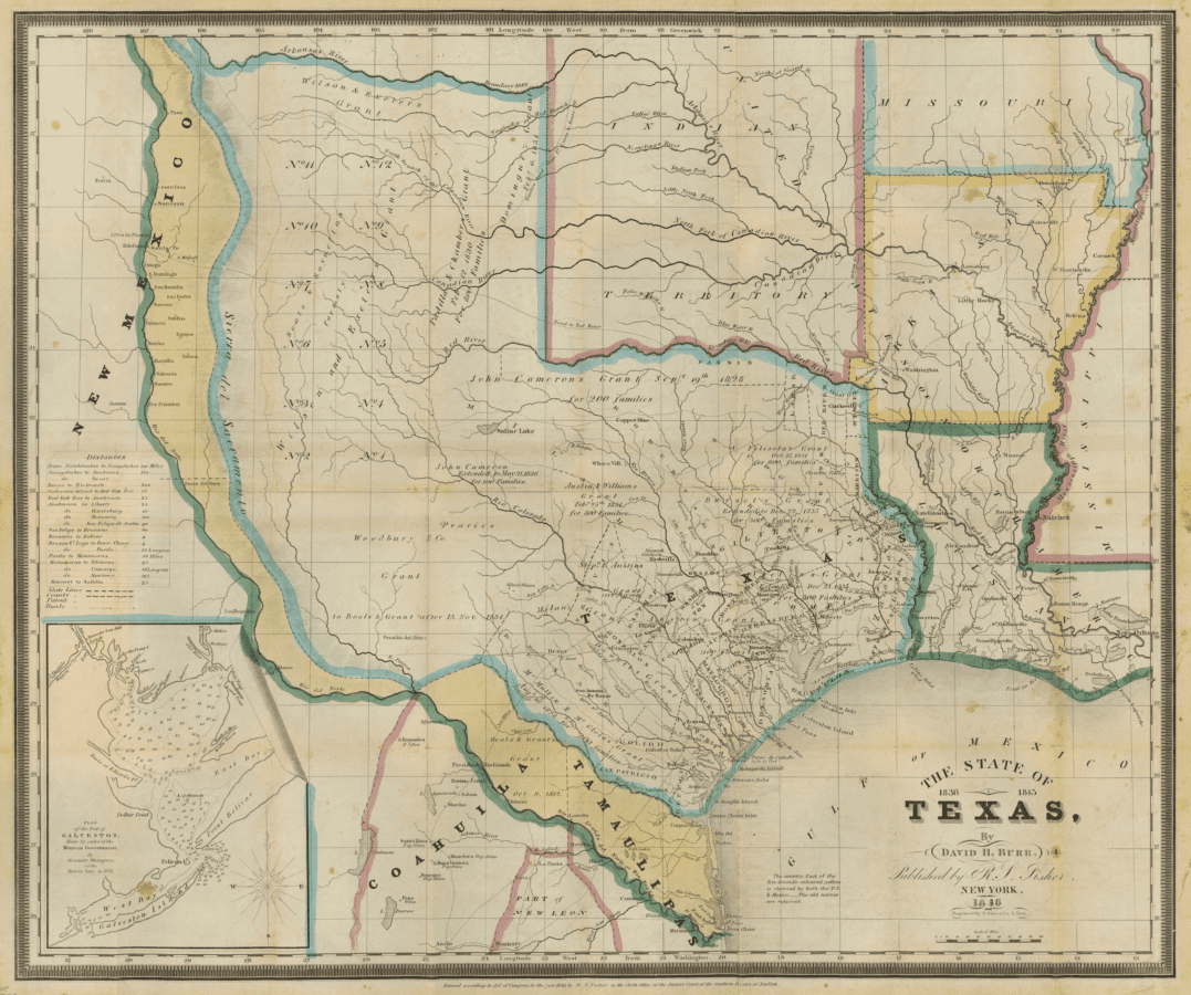 Burr The State of Texas, 1835-1845 1846