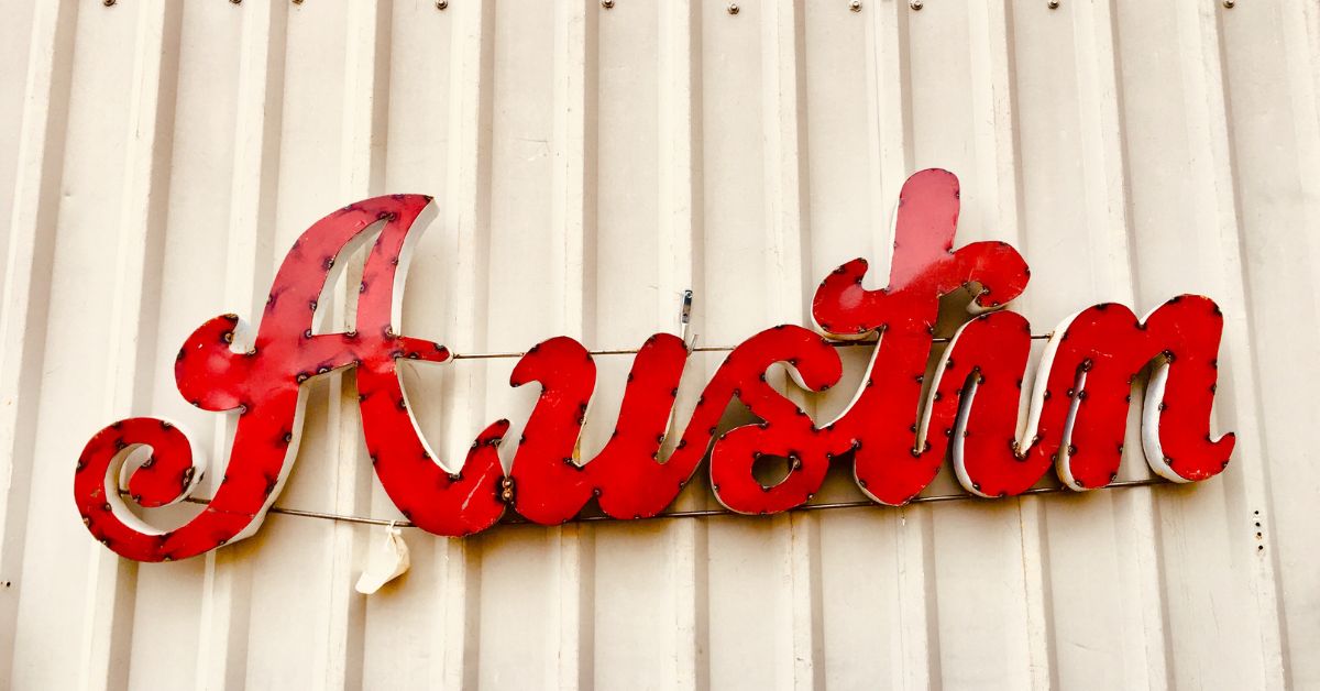 Austin sign - Texas View
