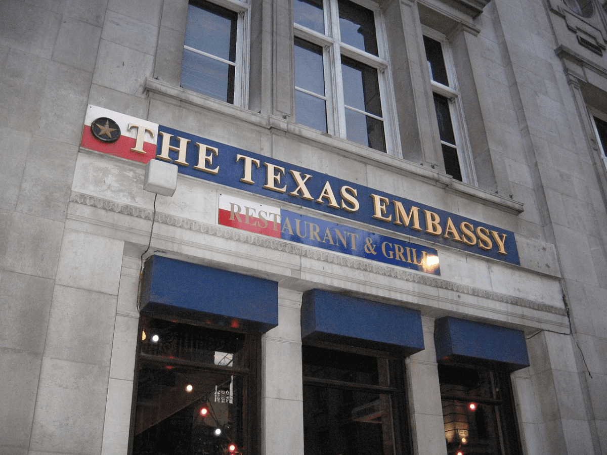 The Texas Embassy Cantina, Westminster, London, England, United Kingdom. July 19, 2006