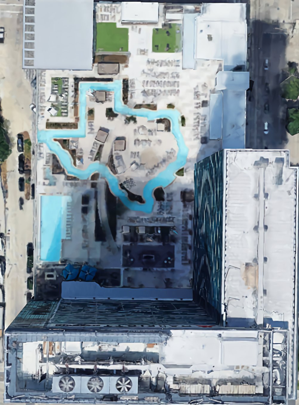 Texas Shaped Lazy River at Marriott Marquis Houston 3 1532x1142 2 - Texas View