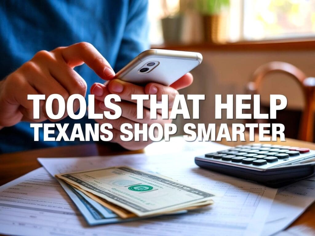 Texan using phone to find best Texas electricity rates. Shop smarter for power with our tools.